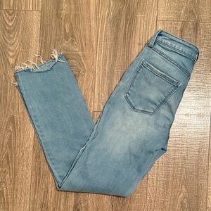 LC Lauren Conrad Light Blue Cropped Jeans